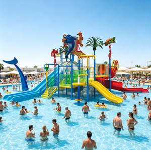 Grande structure <span class=keywords><strong>aquatique</strong></span> de <span class=keywords><strong>parc</strong></span> d'attractions, toboggan <span class=keywords><strong>aquatique</strong></span>, maison <span class=keywords><strong>aquatique</strong></span>, structure de jeu <span class=keywords><strong>aquatique</strong></span>, thème pirate, toboggan en fibre de verre, forteresse <span class=keywords><strong>aquatique</strong></span> - Product Image 2