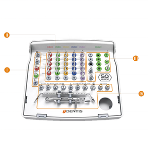 Set di Strumenti per Impianti Chirurgici Dentali Originali di Alta Qualità, Kit Manuale in Acciaio e Resina per Dentisti - Product Image 1