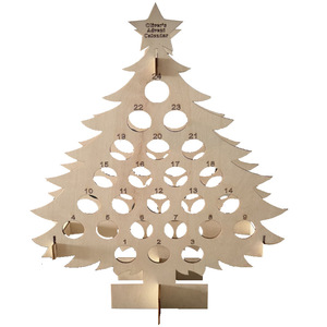 Bois noël liqueur bière vin porte-bouteilles en bois arbre de noël compte à rebours <span class=keywords><strong>calendrier</strong></span> de l'avent décor - Product Image 2