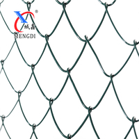 Cercado de eslabones de cadena de malla de diamante de red de alambre ciclónico galvanizado y PVC