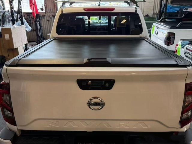 GZYLC Aluminum Alloy Retractable Roller Lid Shutter Truck Bed Tonneau Cover for F150 Ranger Toyota Hilux Nissan Navara