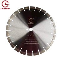 Disque de coupe diamanté industriel de 350 mm (14 pouces) à haute fréquence soudée pour la découpe humide du béton, de l'asphalte et des briques