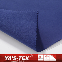 Tissu extensible 4 directions en polyester élasthanne haute élasticité, composite TPU laminé, polaire collé nano, pour extérieur, voiture, filles