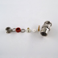 Cable Coaxial RG58 Impermeable con Conector BNC Macho para CCTV, Directo de Fábrica, Cable de Antena de 50 Ohmios, Conector Coaxial RF