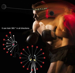 Bola DE VELOCIDAD DE <span class=keywords><strong>BOXEO</strong></span> montada en la cabeza Pu Punch <span class=keywords><strong>Ball</strong></span> Mma Sanda entrenamiento mano ojo reacción hogar bolsa de arena Muay Thai <span class=keywords><strong>Boxeo</strong></span> EQUIPO DE Fitness - Product Image 6