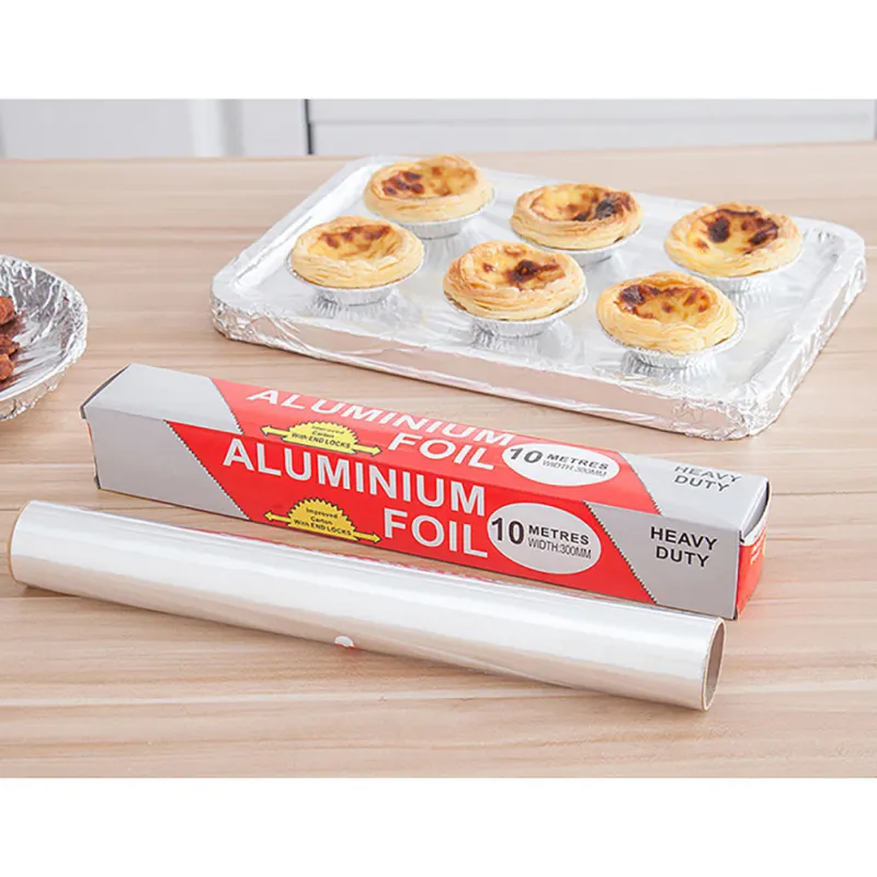 Rouleau de papier aluminium de qualité alimentaire, rouleau/Bbq de cuisine, épaisseur de 0.2Mm