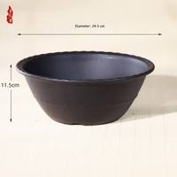 Pots à fleurs en résine imitant la céramique d'argile violette pour plantes succulentes, bougainvilliers, contrôle des racines, design épuré, usage en jardin