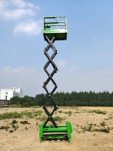 Plataforma Elevadora Móvil Todoterreno Hidráulica de 12 m, Tipo Tijera, para Terrenos Accidentados - Product Image 3