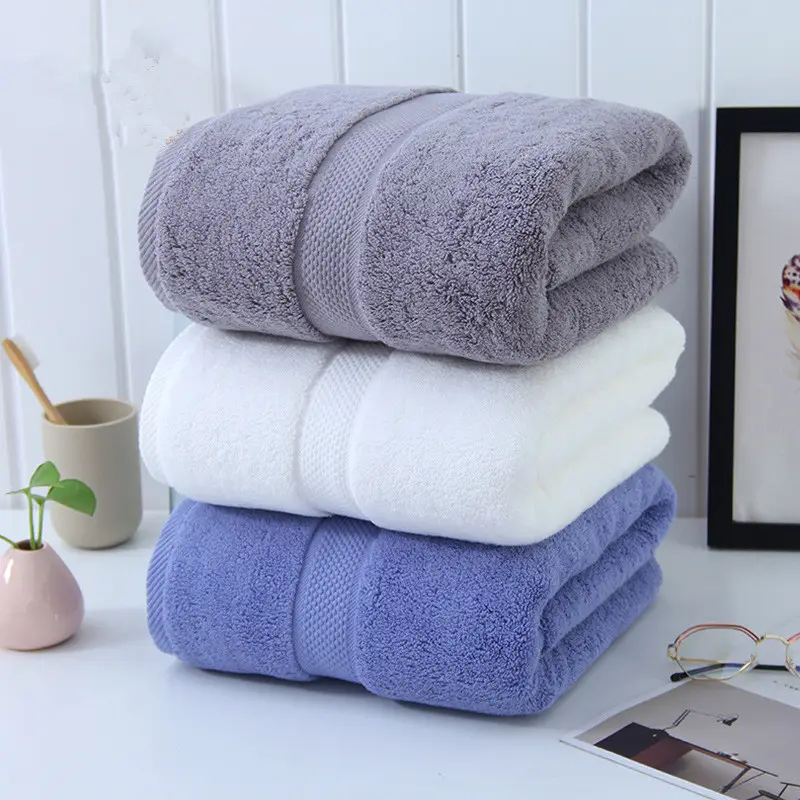 Towels bath 100% cotton bath towels wholesale custom logo bath towel