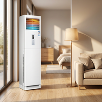 Climatiseur intelligent à poser au sol, à fréquence variable, à économie d'énergie, 24000-60000 BTU, refroidissement et chauffage, R32, 220V