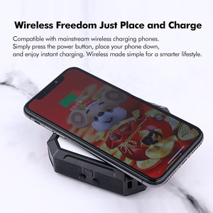 ธนาคารพลังงานแสงอาทิตย์ขนาดเล็ก10000mAh พร้อมไฟอุปกรณ์เสริมมือถือกันน้ำกลางแจ้งแบตเตอรี่แพ็คพลังงานแสงอาทิตย์ไร้สาย - Product Image 6