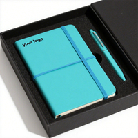 Personalisierte Notizbücher mit Eigenem Logo, A5-Format, Vollfarbdruck, Planer-Notizbuch-Geschenkset mit Stift