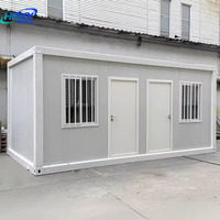 Maison conteneur modulaire de luxe moderne détachable de 20 pieds en acier pour appartements, hôtels, boutiques