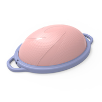 MILY-pelota de yoga ovalada antiráfaga, para pilates, ejercicio, gimnasio, espalda, muscular, relax, negro premium