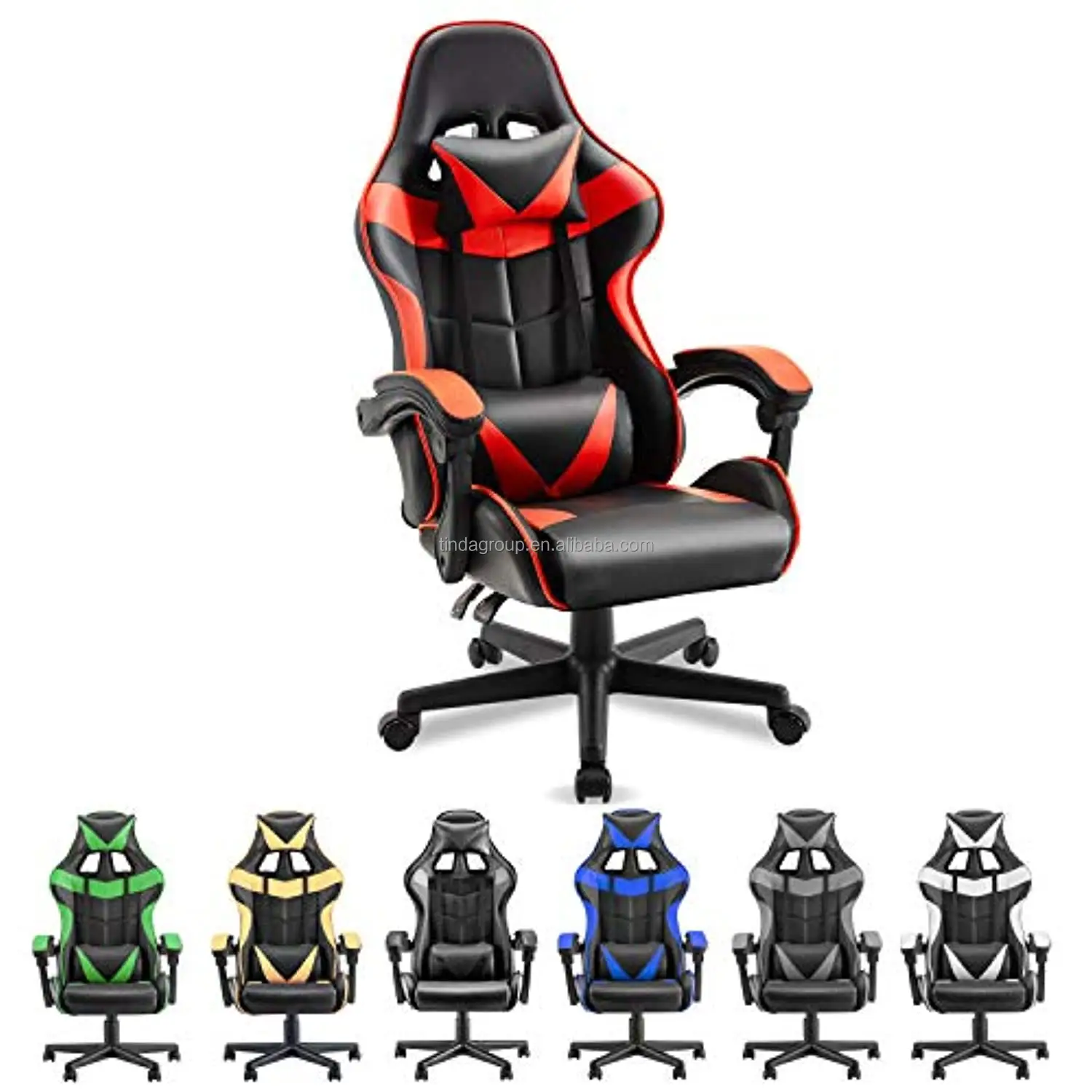 Profession pu leather gaming chair rgb game chair foshan factory