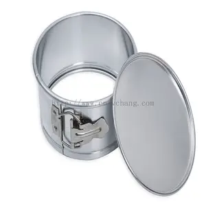 Chuyên nghiệp 9 "Nhôm <span class=keywords><strong>springform</strong></span> Bánh Pan Khuôn có thể tháo rời dưới bakeware công cụ - Product Image 3