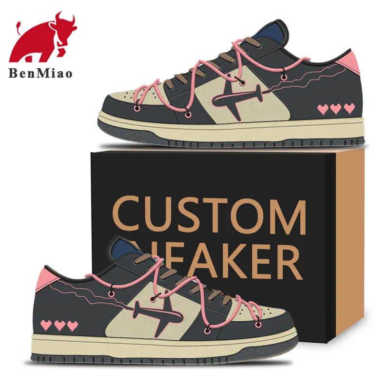 Original Custom Logo Retro Men Women Skateboard Manufacturer Basketball Casual Leather Sneakers Shoes For Low Top Custom SB