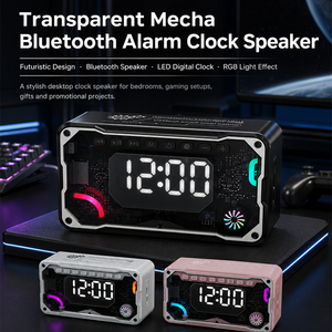 Corporate Gifts Multifunctional Led <b>Light</b> Smart Portable Digital Display Alarm Clock Wireless Portable <b>Speaker</b> - Product Image 3