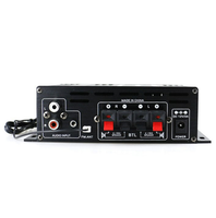 AK380 Amplificateur de son HiFi BT 5.0 Amplificateur de puissance Classe D BASS Amplificateur audio stéréo Haut-parleur Support Maison/Voiture