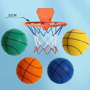 Ballon de basketball silencieux pour entraînement en intérieur - Logo personnalisé - Ballon en mousse résistant à l'usure - Ballon silencieux pour la pratique à domicile, en appartement et en salle de sport - Product Image 5