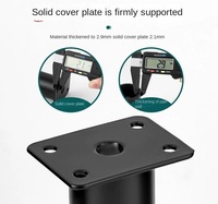 Support télescopique réglable multi-style pour lit, plaque inférieure, cadre de support, tige