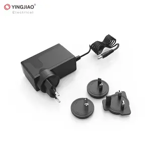 Yingjiao Adaptor Perjalanan Portabel Internasional US EU UK Pengisi Daya Universal 5V 1.2A Adaptor Daya AC DC dengan Port USB