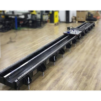 Actionneur linéaire à glissière double déplacement Rail linéaire avec crémaillère pour module électrique de type rack de course