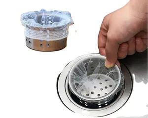 Cheap Price 100Pcs Kitchen Sink Drain Filter Water Filters Wire Mesh Bag Anti-blocking Under Sink Polyester Water Net Filters