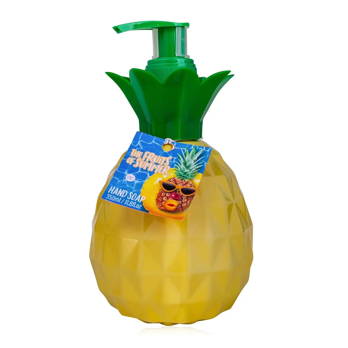 Accentra Distributeur en forme d'ananas Les fruits de l'été de marque Savon en gel liquide naturel pour les mains en vrac Vente en gros pour l'exportation