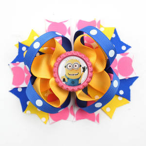 <span class=keywords><strong>Minion</strong></span> Pinzas para el cabello Venta caliente <span class=keywords><strong>Minion</strong></span> Accesorios para el cabello Niños Niñas Pinzas para el cabello - Product Image 5