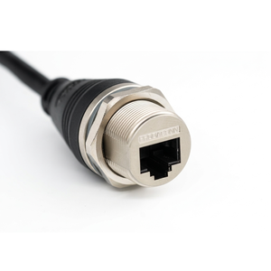Connecteur RJ45 circulaire Cat5e avec boîtier métallique IP67 et carte de circuit imprimé - Product Image 5
