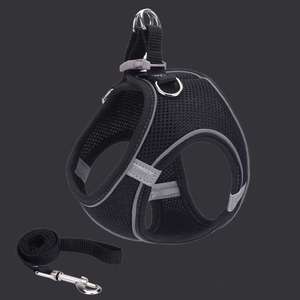 Neues Design Hundegeschirr und Leine Set, Weiches Mesh-Welpengeschirr ohne Ziehen für Kleine und Mittelgroße Hunde und Katzen - Product Image 6