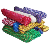 Corde tressée en PE, PP, polyester, nylon, polypropylène, longue durée de vie, vente chaude, 1 mm, 2 mm, 3 mm, 4 mm, 5 mm, 6 mm, 8 mm, 10 mm, 12 mm, 16 mm, 18 mm
