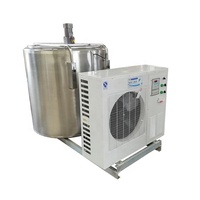 Réservoir de refroidissement vertical pour lait, réservoir de stockage en acier inoxydable pour liquides et œufs