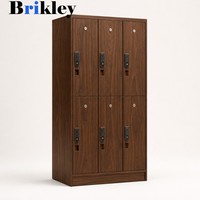 Brikley Bibliothèque Modulaire en Bois Massif pour Salon, Grande Capacité, Écologique, Design Mid-Century, Durable, Personnalisable
