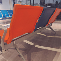 Chaises d'attente modernes pour aéroport, 1/2/3 places, chaise de terminal publique, structure métallique, banc d'attente pour aéroport, gare, hôpital