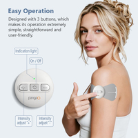 Masseur électronique numérique à impulsions rechargeable par USB, appareil de thérapie des douleurs menstruelles en forme de papillon, unité TENS sans fil