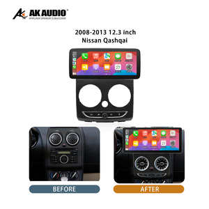 Cadre d'écran noir embarqué de 12,3 pouces pour <span class=keywords><strong>Nissan</strong></span> <span class=keywords><strong>Qashqai</strong></span> 2008-2013, pour navigation DVD, support de panneau radio de voiture - Product Image 6