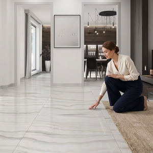 Tiger Onyx Luxury Glossy Glazed Porcelain Tiles Golden Marble Look 600x1200mm Premium Floor Wall Tile - Product Image 6