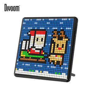 Divoom Pixoo Max Digital Photo Frame with 32*32 Pixel Art DIY Programmable LED Display Board 5000m Ah Home Decoration Gift