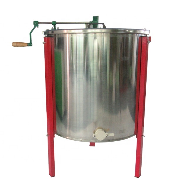 6 кадров ручной экстрактор меда из нержавеющей стали машина для обработки меда используется для медовой центрифуги