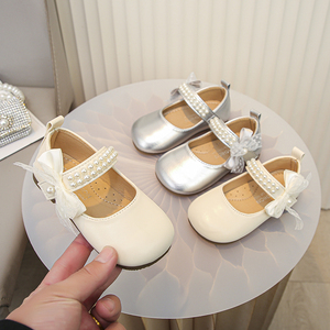 Chaussures en cuir pour filles style coréen, nouvelle mode printemps-automne, polyvalentes, pour la <span class=keywords><strong>danse</strong></span>, à bout carré, antidérapantes - Product Image 3