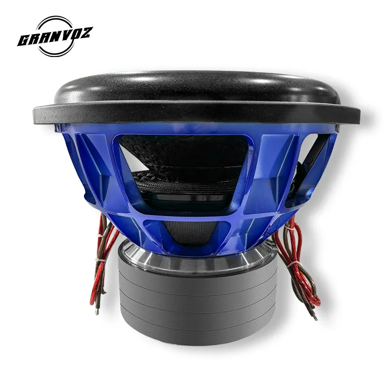 Speaker Mobil, keranjang aluminium 15 inci Subwoofer koil suara ganda RMS 3000W Speaker Subwoofer Audio