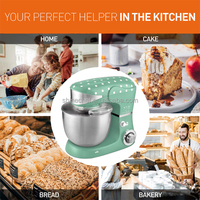 Robot culinaire électrique 1000W grande capacité, batteur sur socle et hachoir à viande, extracteur de jus, mélangeur alimentaire 5L pour usage domestique