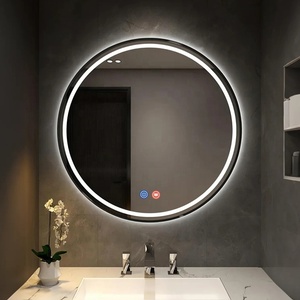 Lumières rondes de miroir de la conception d'écran tactile LED de la salle de bains intelligente IP65 anti-buée imperméable moderne de 24 pouces - Product Image 2