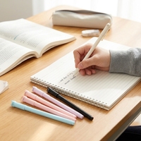 Stylo Bille en Plastique 0,5 mm à Encre Noire, Motif Chat Créatif et Mignon à Queue qui Saute, Fournitures Scolaires en Gros, Stylos Neutres en Gros