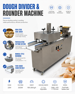 Máquina Comercial para Dividir y Redondear Bolas de Masa, Equipo Ajustable para Cortar y Enrollar Masa de Pan - Product Image 4