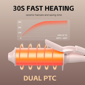 MeStar Rizador de <span class=keywords><strong>Pelo</strong></span> Profesional Más Vendido, Rizador de <span class=keywords><strong>Pelo</strong></span> de Alta Calidad, Portátil <span class=keywords><strong>para</strong></span> Uso Doméstico, Ondas Grandes, 50 mm - Product Image 4