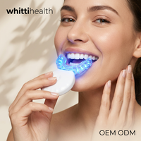 Kit de blanchiment dentaire LED rechargeable personnalisé, appareil électrique de blanchiment dentaire avec TPE pour le tannage des dents