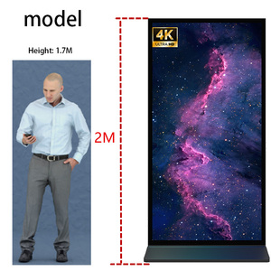 85 inch dọc toàn màn hình quảng cáo trong nhà <span class=keywords><strong>kiosk</strong></span> LED LCD hiển thị 300-700cd/m2 Áp phích kỹ thuật số OEM Nhà cung cấp - Product Image 6